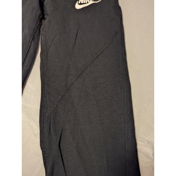 Nike Girls Black Leggings Size Medium Ankle - Picture 8 of 11